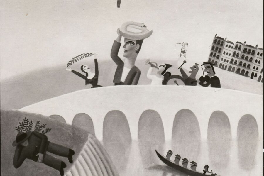 Alois Mikulka, Muž, který si koupil husu, 1993, foto: Libor Teplý